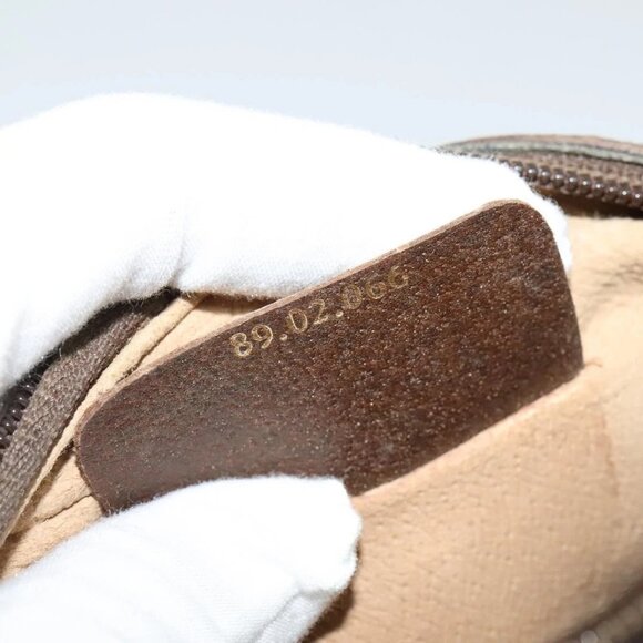 GUCCI GG Supreme Web Sherry Line Bag PVC Beige Gold Red 89 02 066 Auth BA2391 - Picture 11 of 16